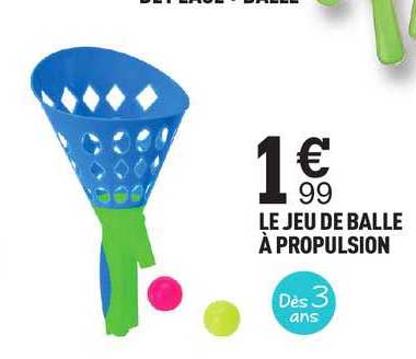 le jeux de balle à propulsion