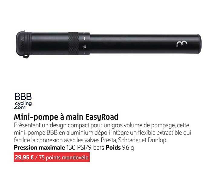 Mini-pompe à main EasyRoad