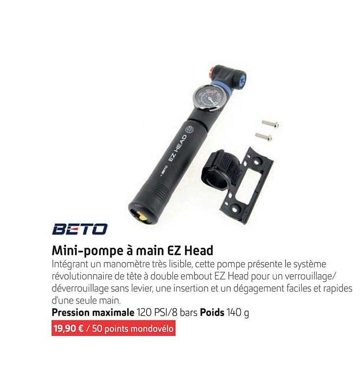 Mini-pompe à main EZ Head