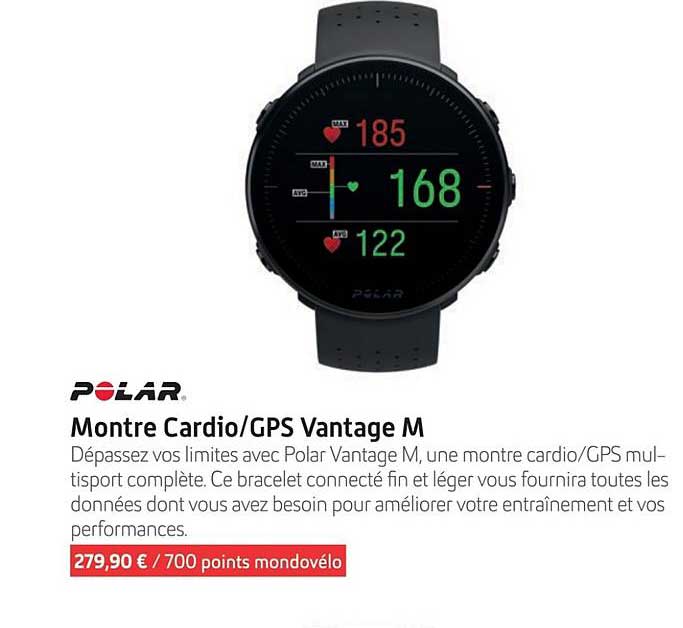 montre cardio-gps vantage m