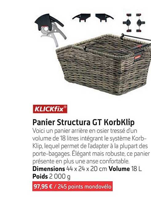 Panier Structura GT KorbKlip