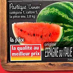 pastèque crimson