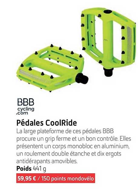 pédales coolride