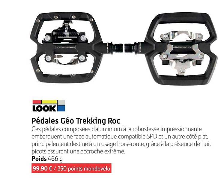 pédales géo trekking roc