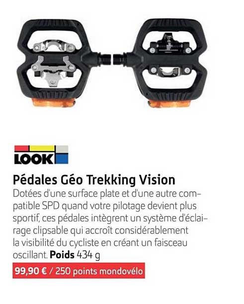 Pédales Géo Trekking Vision