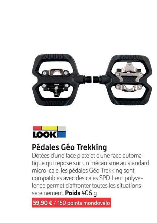 pédales géo trekking