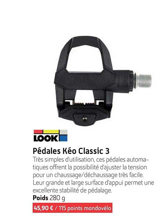 pédales kéo classic 3