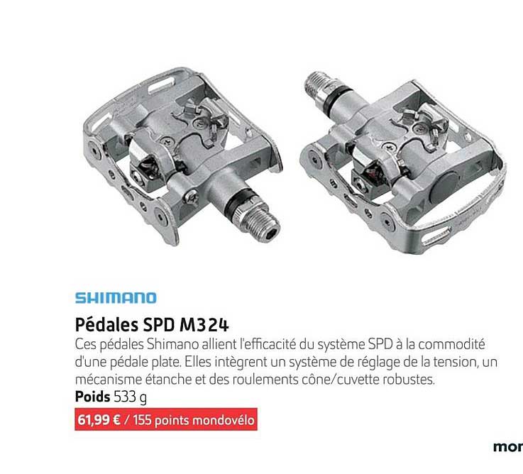 pédales spd m324