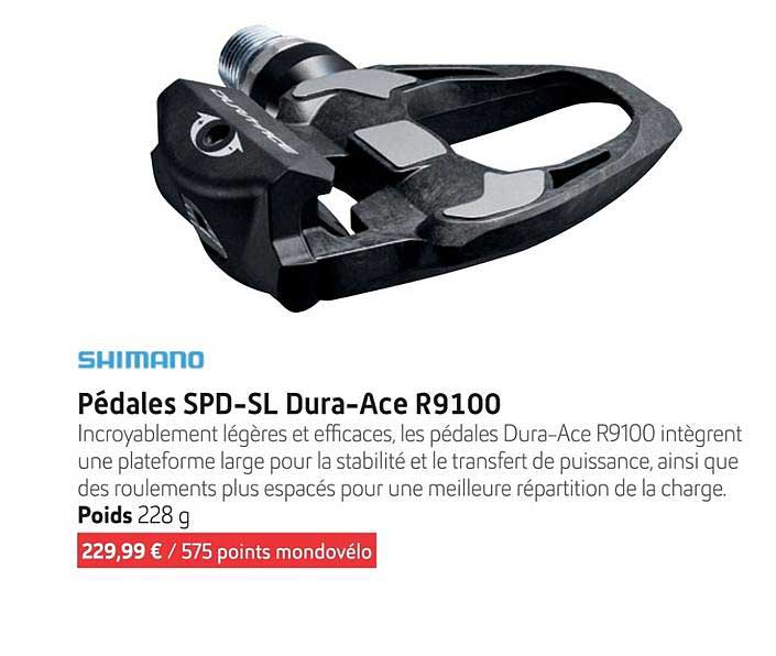 Pédales Spd-sl Dura-ace R9100