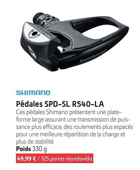 pédales spd-sl r540-la
