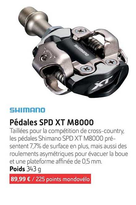 pédales spd xt m8000