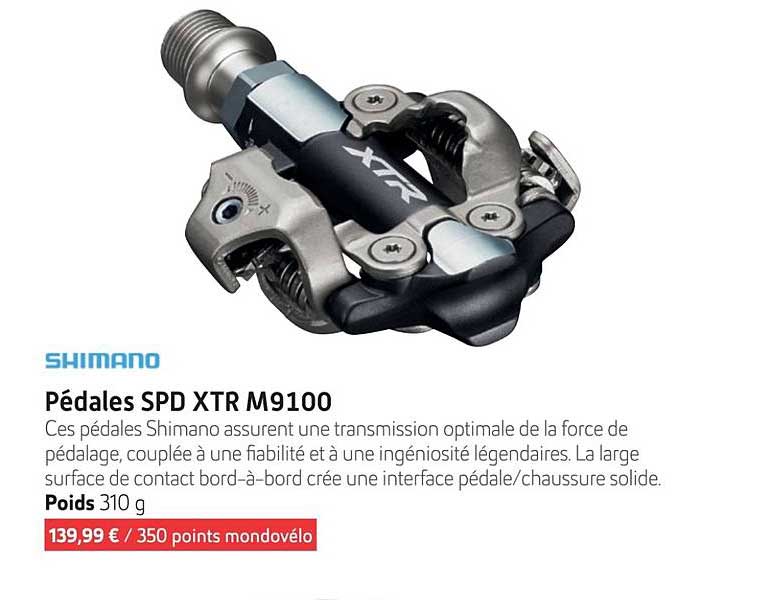 pédales spd xtr m9100