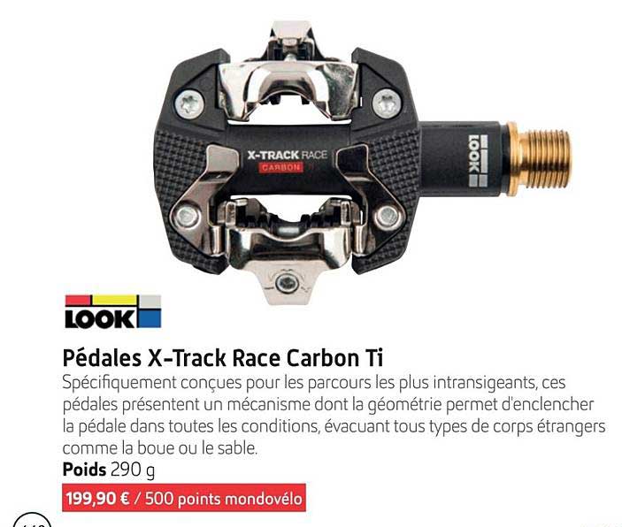 pédales x-track race carbon ti