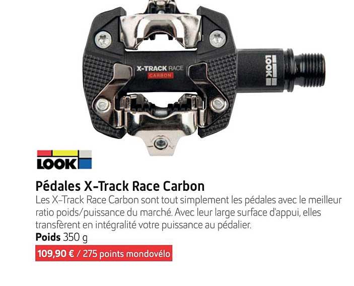pédales x-track race carbon