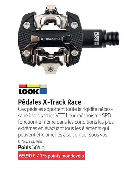 pédales x-track race