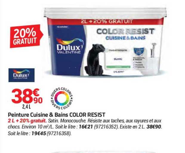 Peinture Cuisine&bains Color Resist