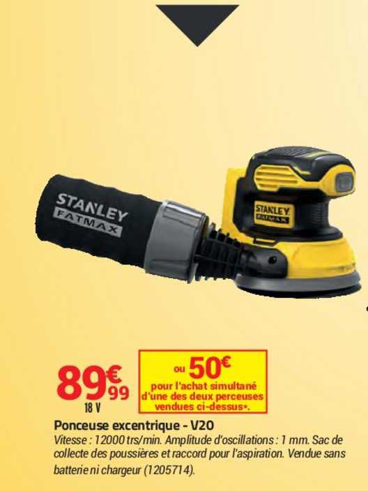 perceuse excentrique v20