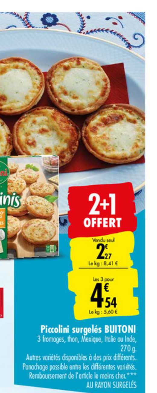 Piccolini Surgelés Buitoni