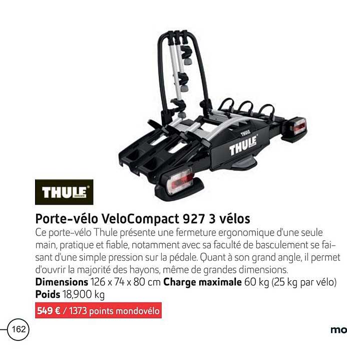 Porte-vélo VeloCompact 927 3 vélos