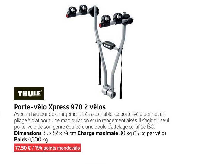 Porte-vélo Xpress 970 2 vélos