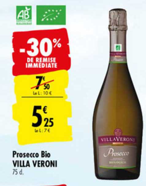 Prosecco Bio Villa Veroni