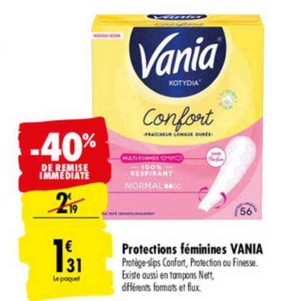 protections féminines vania