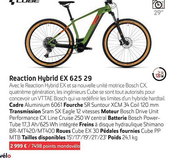 reaction hybrid ex 625 29