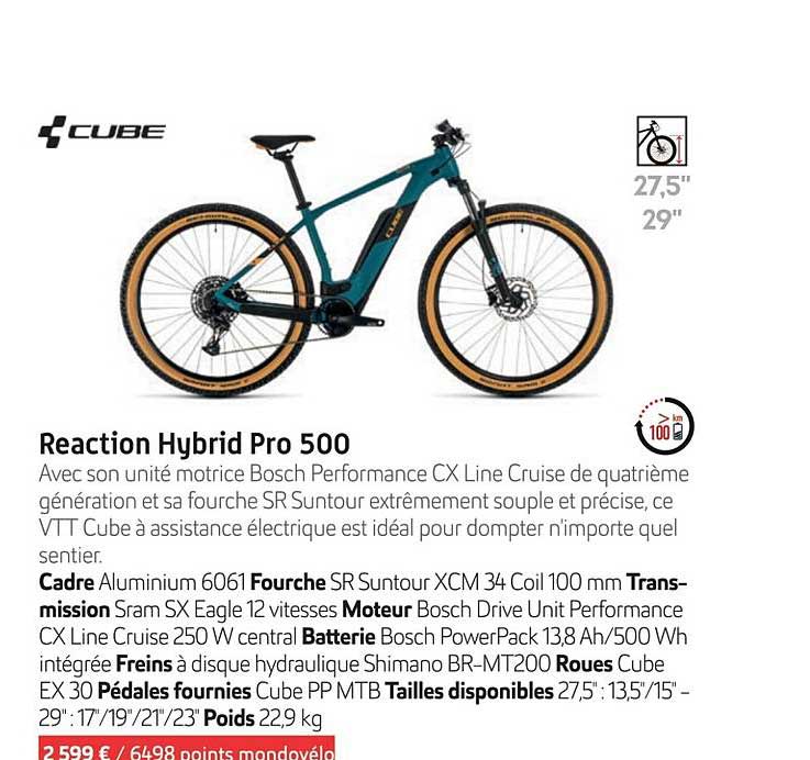 reaction hybrid pro 500