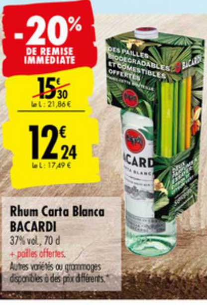 Rhum Carta Blanca Bacardi