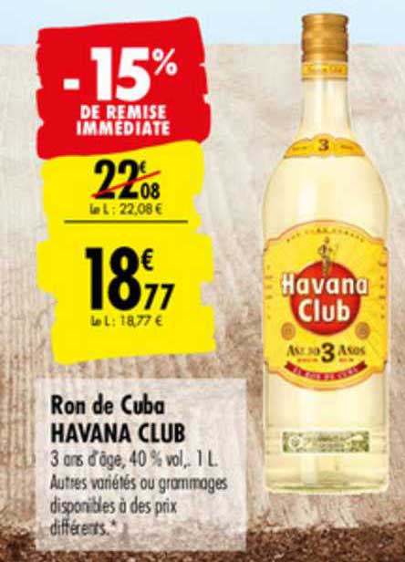 Ron De Cuba Havana Club