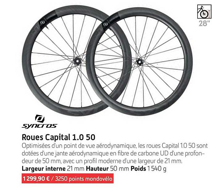roues capital 1.0 50
