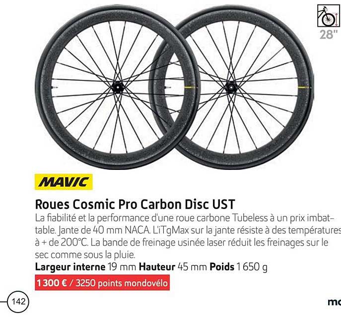 roues cosmic pro carbon disc ust