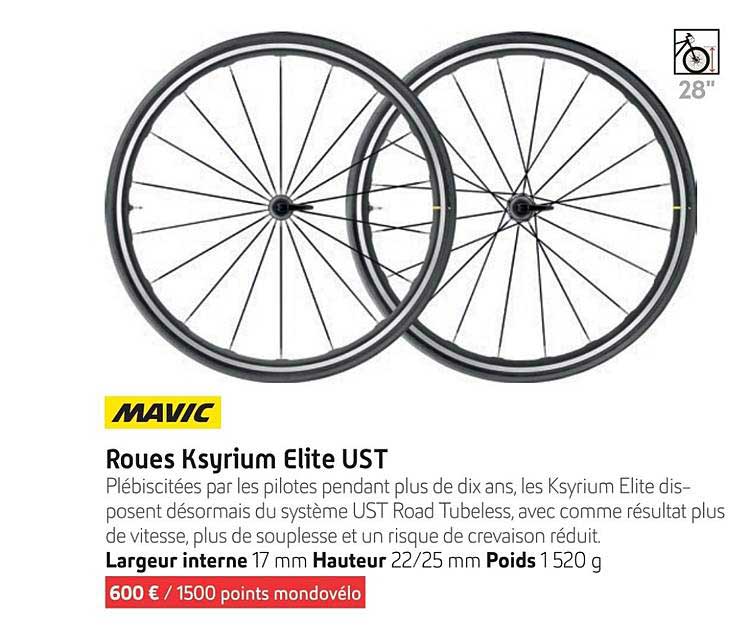 Roues Ksyrium Elite Ust