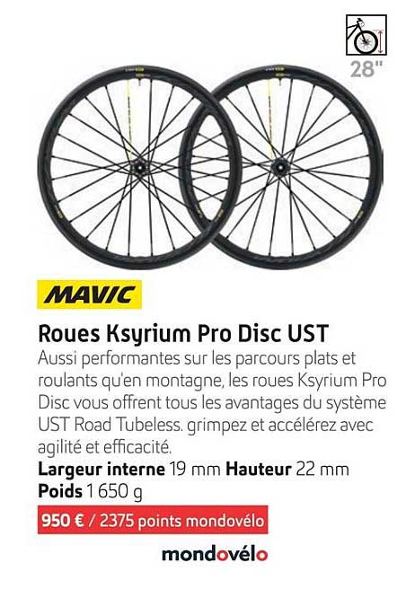 roues ksyrium pro disc ust