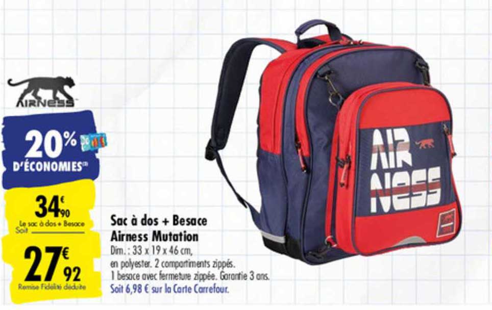 sac à dos + besace airness mutation