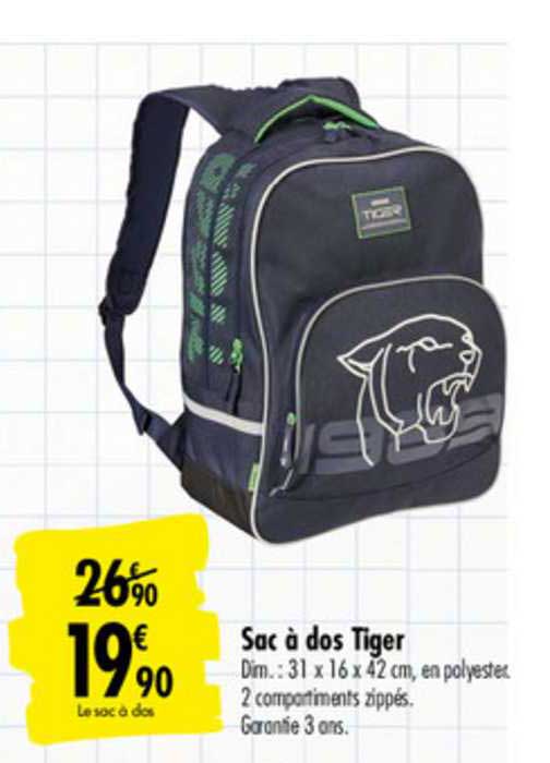 sac à dos tiger