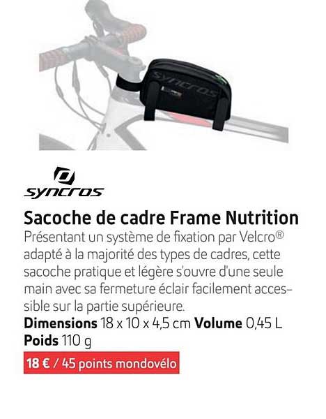 Sacoche De Cadre Frame Nutrition