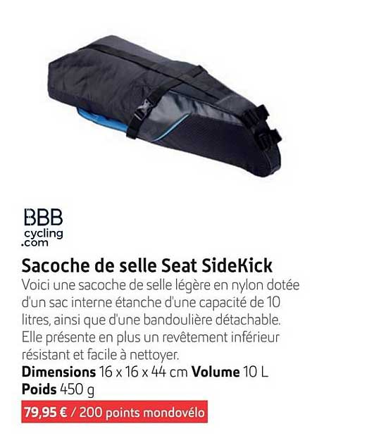 sacoche de selle seat sidekick