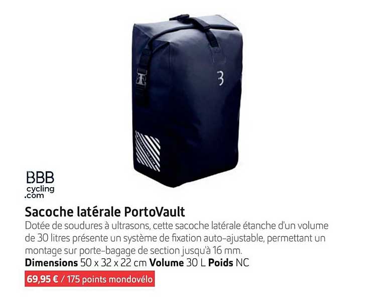 sacoche latérale portovault