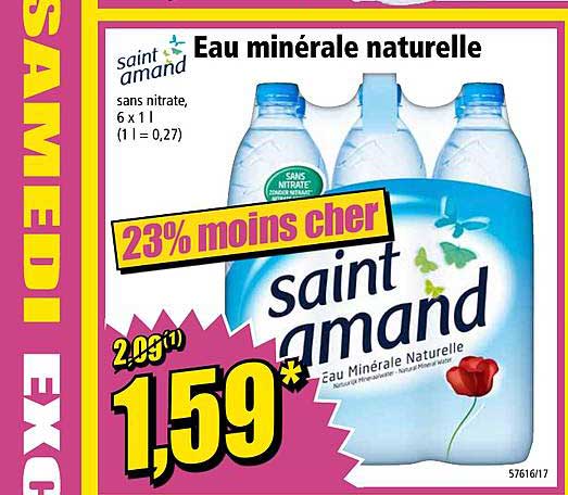 Saint Amand Eau Minérale Naturelle