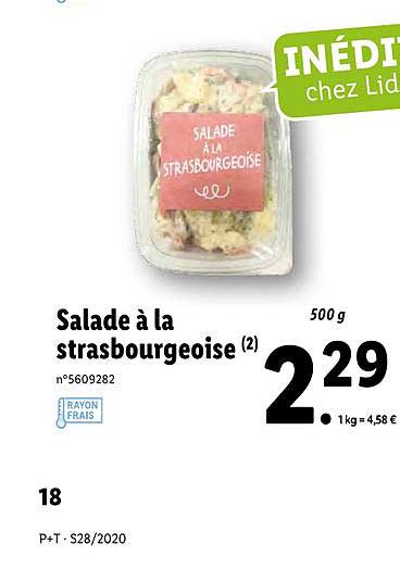 Salade à La Strasbourgeoise