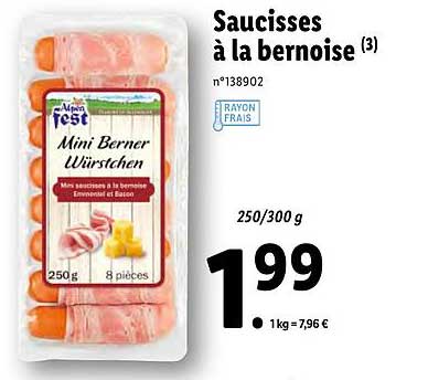 saucisses à la bernoise
