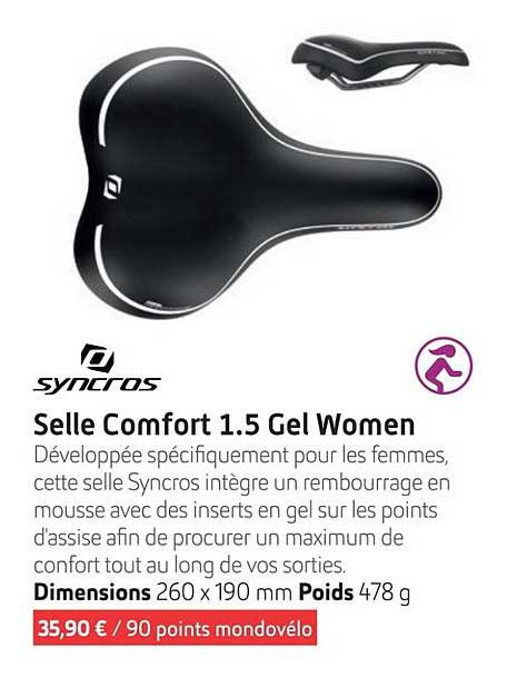 selle comfort 1.5 gel women
