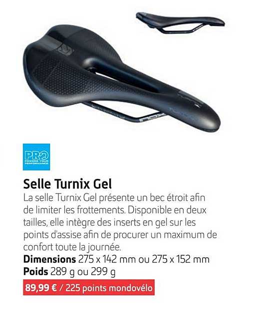 selle turnix gel