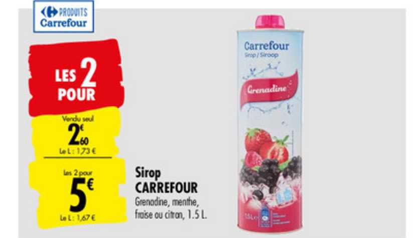 Sirop Carrefour
