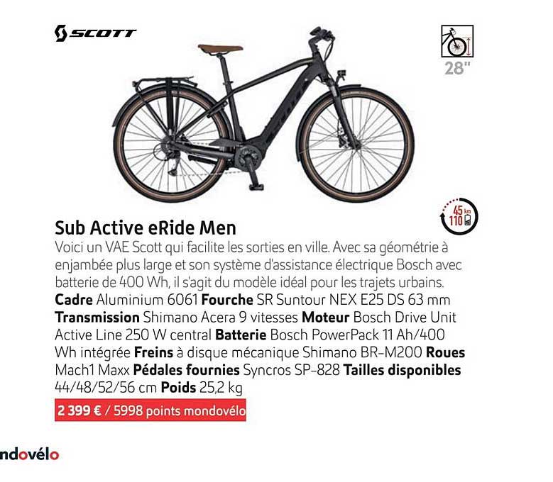 sub active eride men