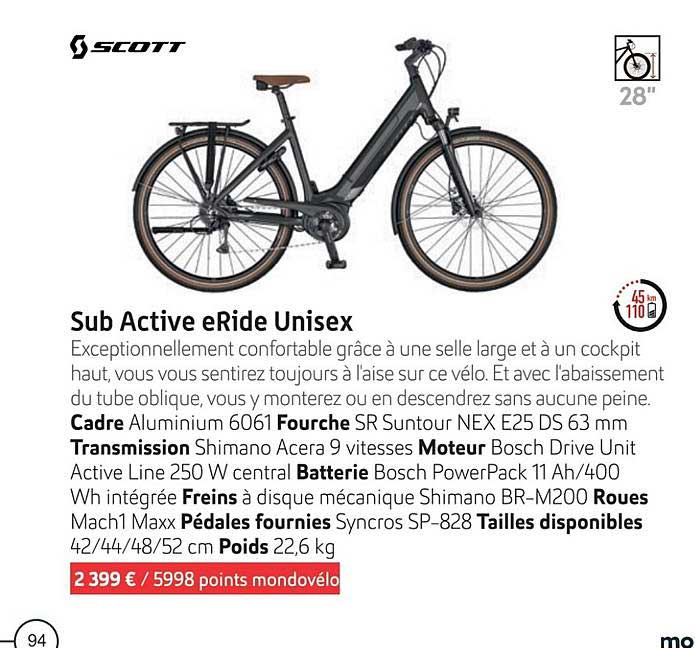 sub active eride unisex