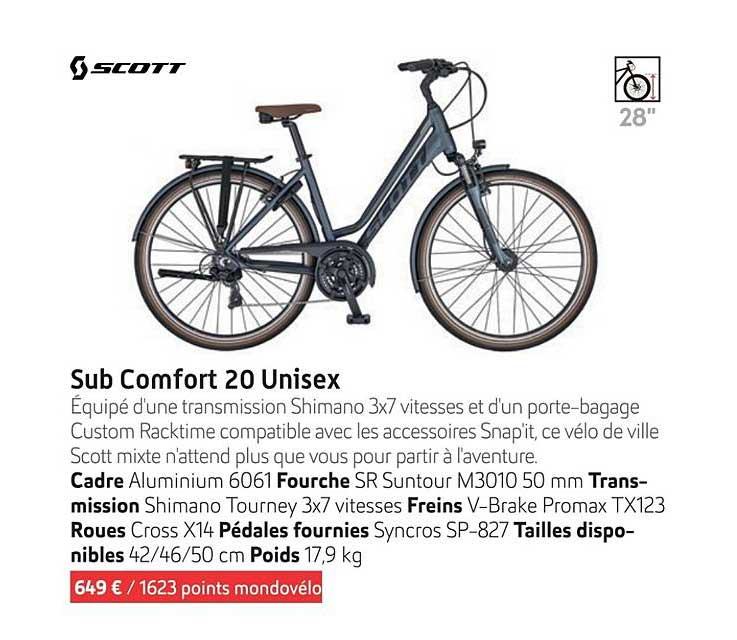 sub comfort 20 unisex