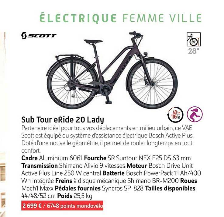 sub tour eride 20 lady