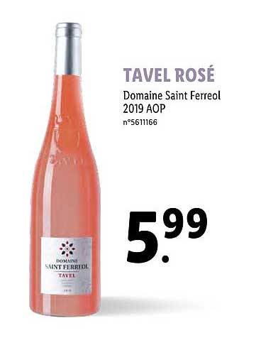 tavel rosé domaine saint ferreol